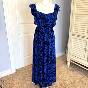 Brand new floral maxi dress with side slit